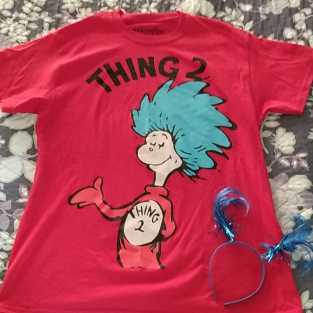 Thing 2 t-shirt & Headband